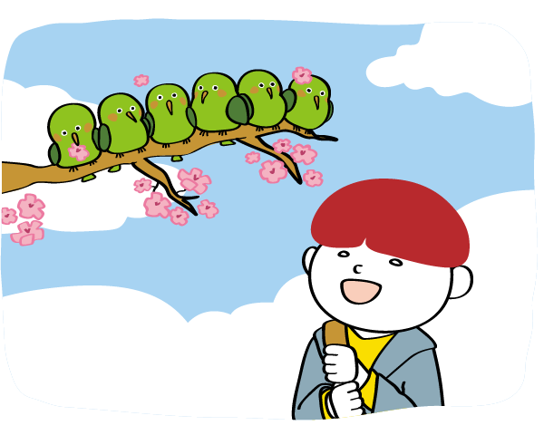 きれいな日本語について考える Vol 33メジロの子どもがぎっしり並ぶ様子が語源の 目白押し Hiroba