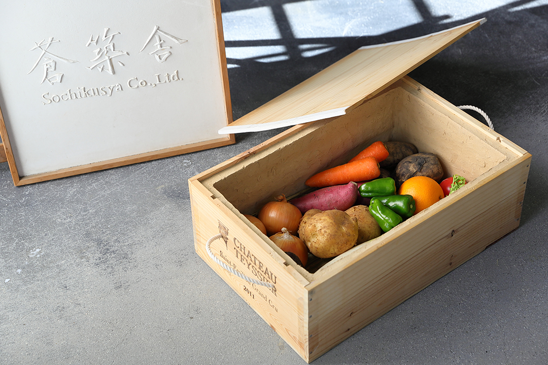土壁の性質を生かした インテリアにもおしゃれな野菜の常温保存箱 小さな野菜蔵 前編 Hiroba
