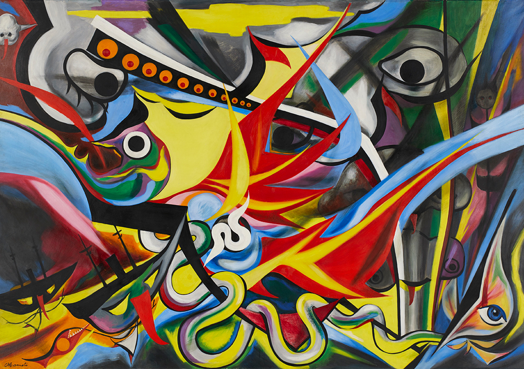 岡本太郎　燃える人