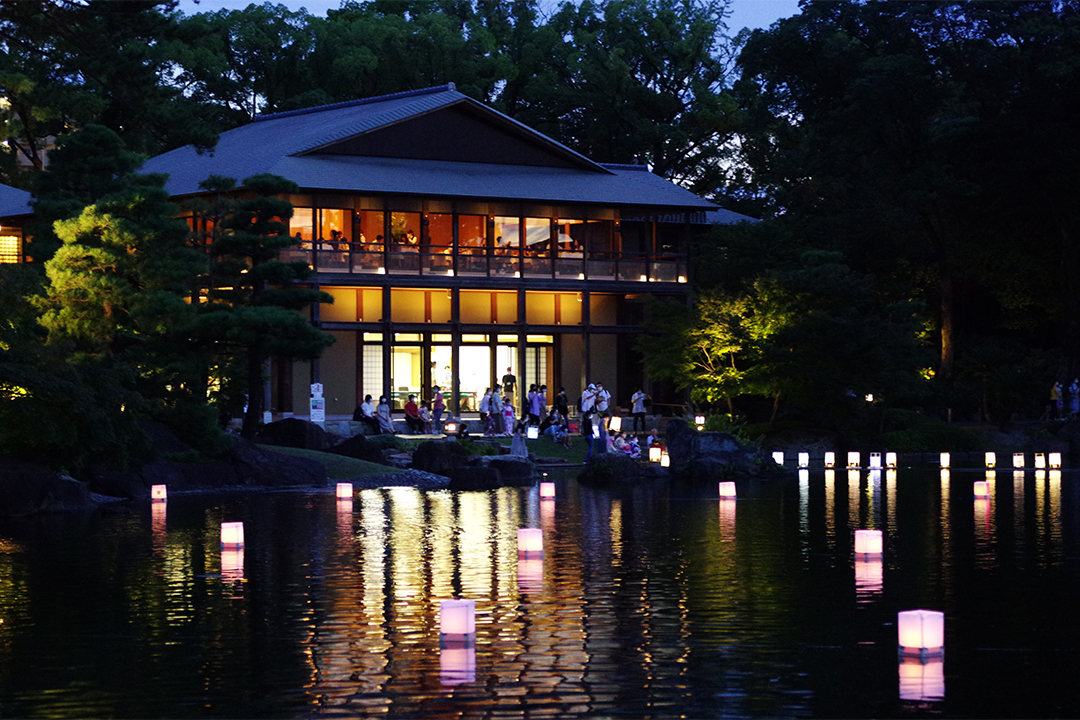 徳川園,夕涼み,灯篭,2024,夏,イベント