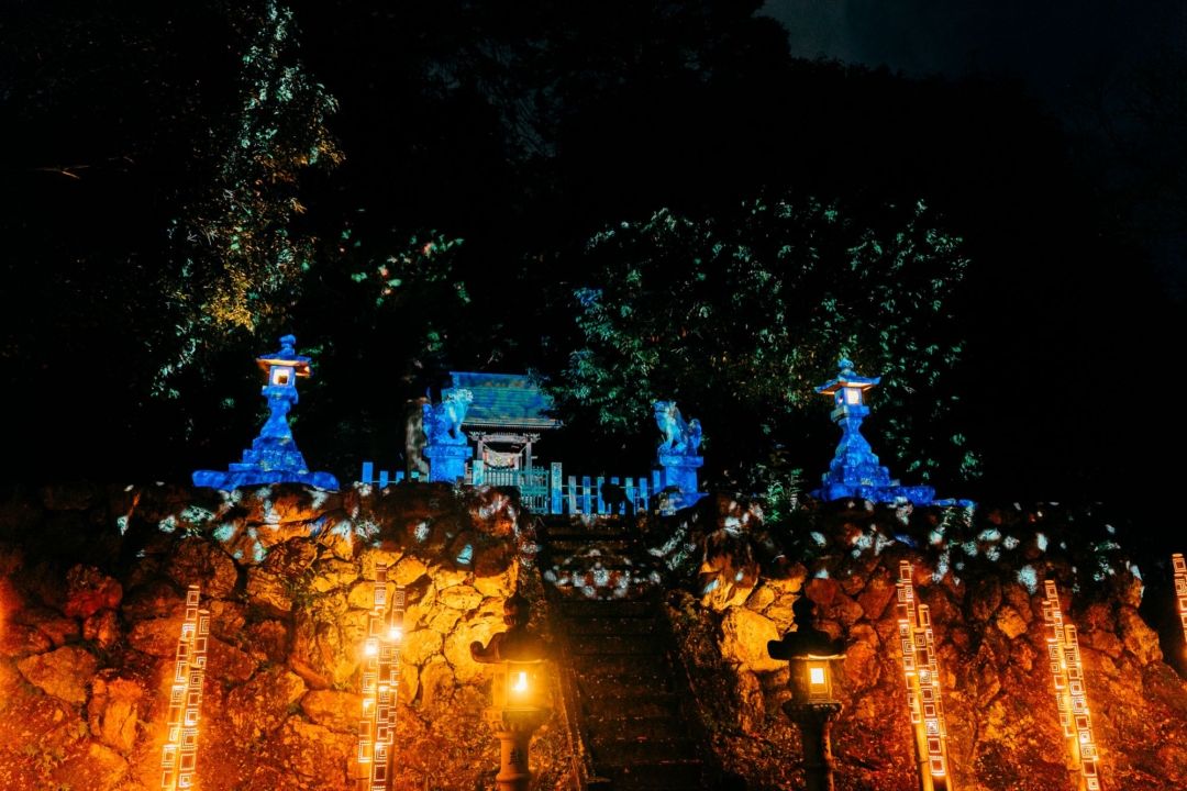 宵の道,竹あかり,イベント,犬山,善師野