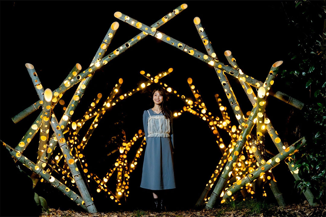 宵の道,竹あかり,イベント,犬山,善師野