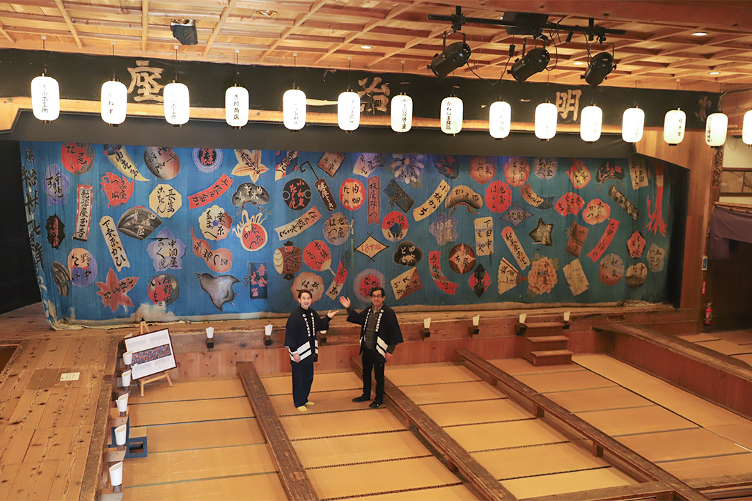 国宝,かしも明治座,歌舞伎,舞台裏,見学,中津川,岐阜