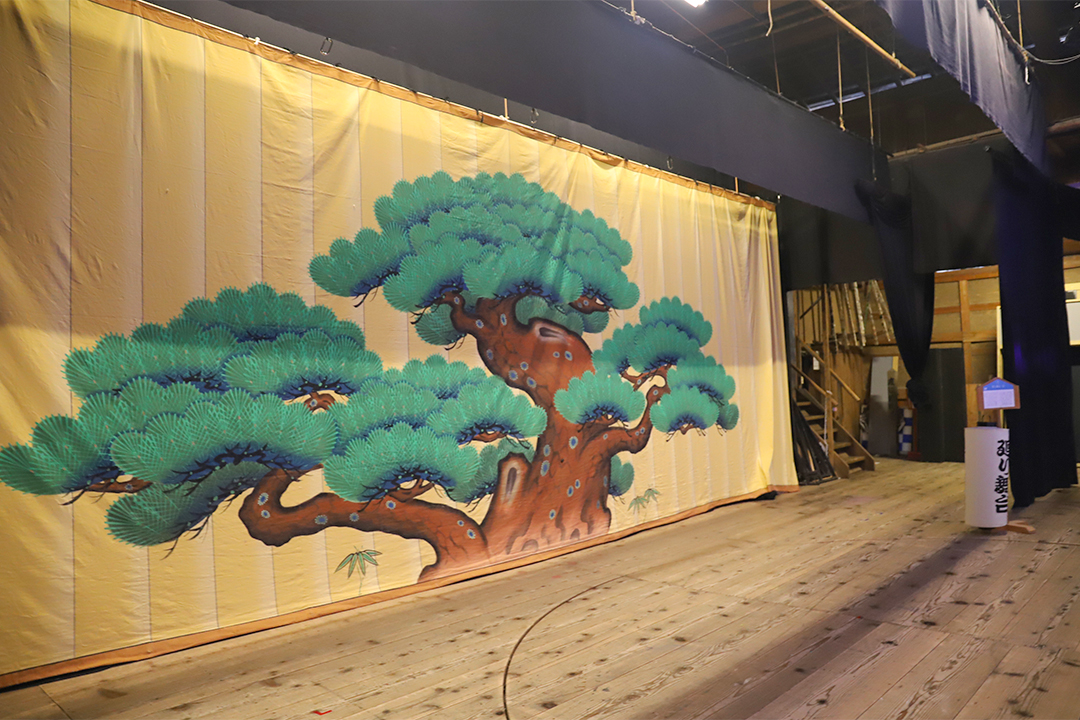 国宝,かしも明治座,歌舞伎,舞台裏,見学,中津川,岐阜