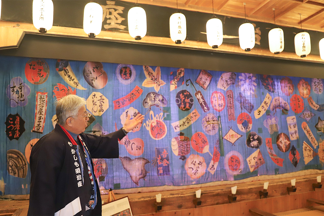 国宝,かしも明治座,歌舞伎,舞台裏,見学,中津川,岐阜