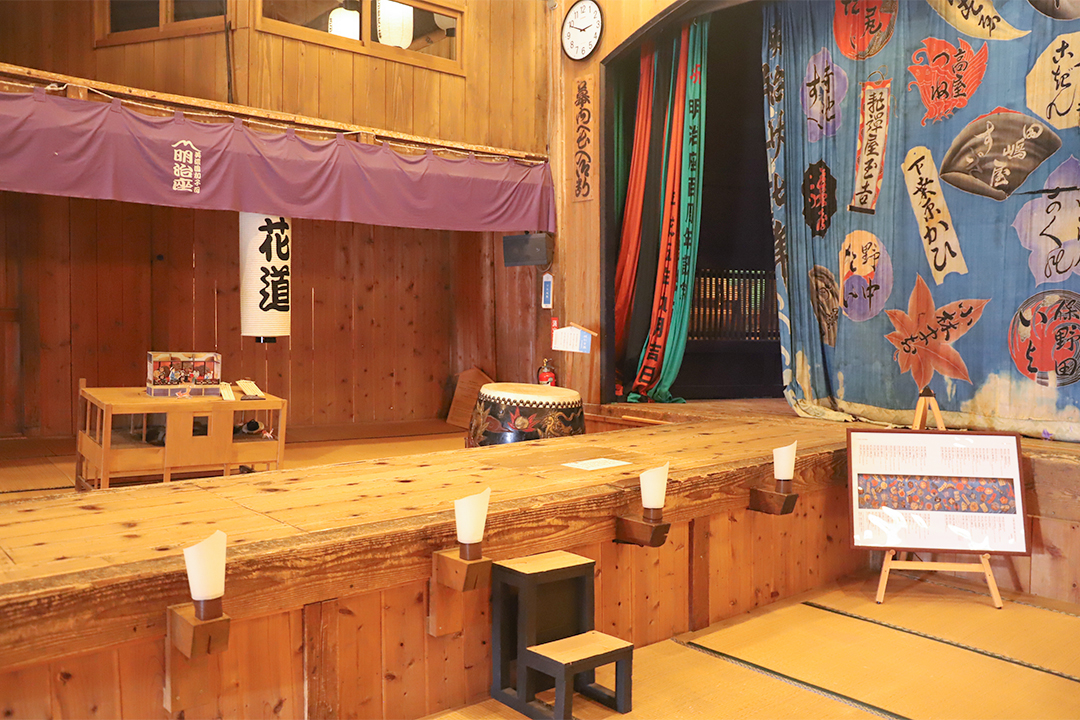 国宝,かしも明治座,歌舞伎,舞台裏,見学,中津川,岐阜