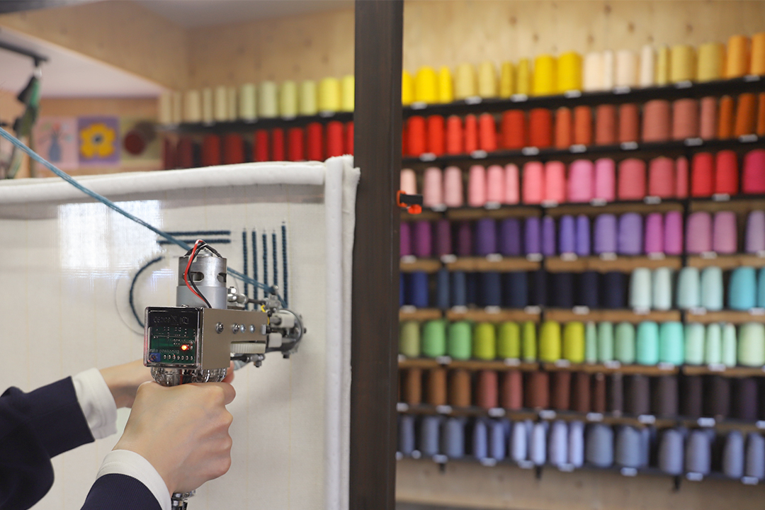 ハンドメイド,タフティング,体験,小川染色,一宮