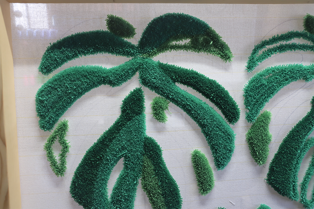 ハンドメイド,タフティング,体験,小川染色,一宮