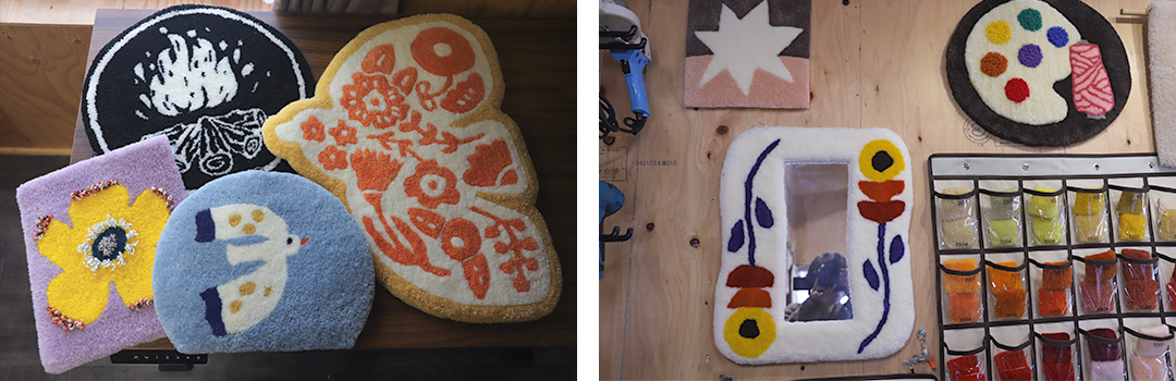 ハンドメイド,タフティング,体験,小川染色,一宮