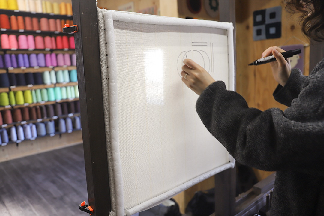 ハンドメイド,タフティング,体験,小川染色,一宮