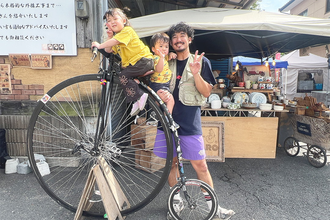 CHARO,自転車,木工作家,岐阜,スーパー尻毛,イベント
